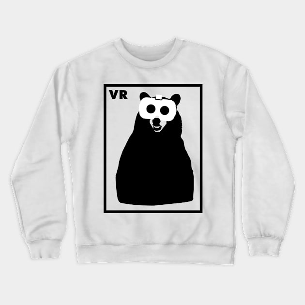 Vr Bear Crewneck Sweatshirt by wearmenimal